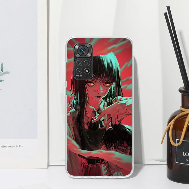 C-Chainsaw Mans Yoru War Devil Phone Case For Xiaomi Redmi Note 15 13 14S 14 Pro Plus 12S 11S 10S 12 11E 10 11T Art Fundas Back