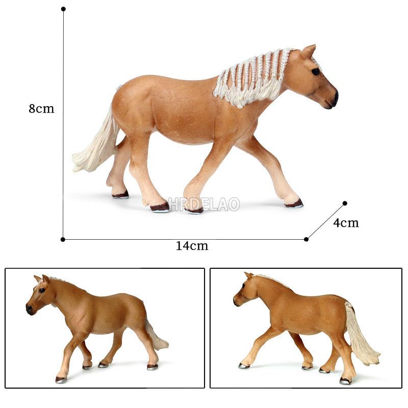 Zwierzęta Gospodarskie Model Konia Akcja Appaloosa Harvard Hanoverski Clydesdale Quarter Koń Arabski Figurki Jeździeckie Zabawki dla Dzieci