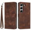 Leather Case for TECNO Camon 40 Pro 4G Imprinted Triangle Phone Cover