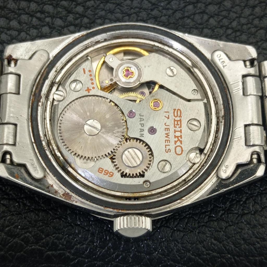 VINTAGE SEIKO HAND-WINDING 66B JAPAN BOY ORIGINAL DIAL WATCH a703911-1 R213g-a703911