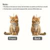 2D Acrylic Flat Printing Cute Cat Pendant Home Tree Window Hanging Decor Gift Pet Lover Car Backpack Creative Animal Ornament
