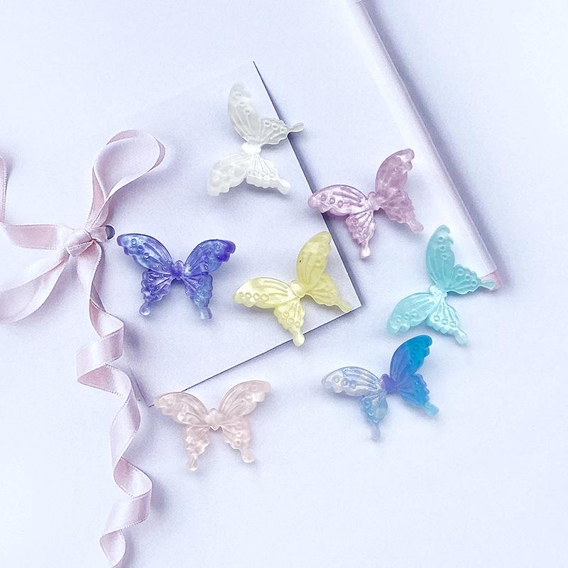 Colorful Fairy Butterfly DIY Resin Accessories for Shoe Buckle