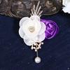 Seidenrosen-Anstecknadeln für Herren, Hochzeits-Bräutigam-Anstecker, Anzug-Corsage, Geschenk, Elegante Party-Abschlussball-Dekoration