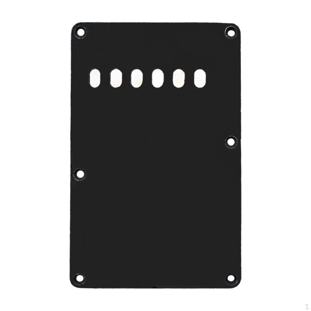 6 Holes Guitar Back Plate Tremolo Cavity Cover,Electric Accessories
