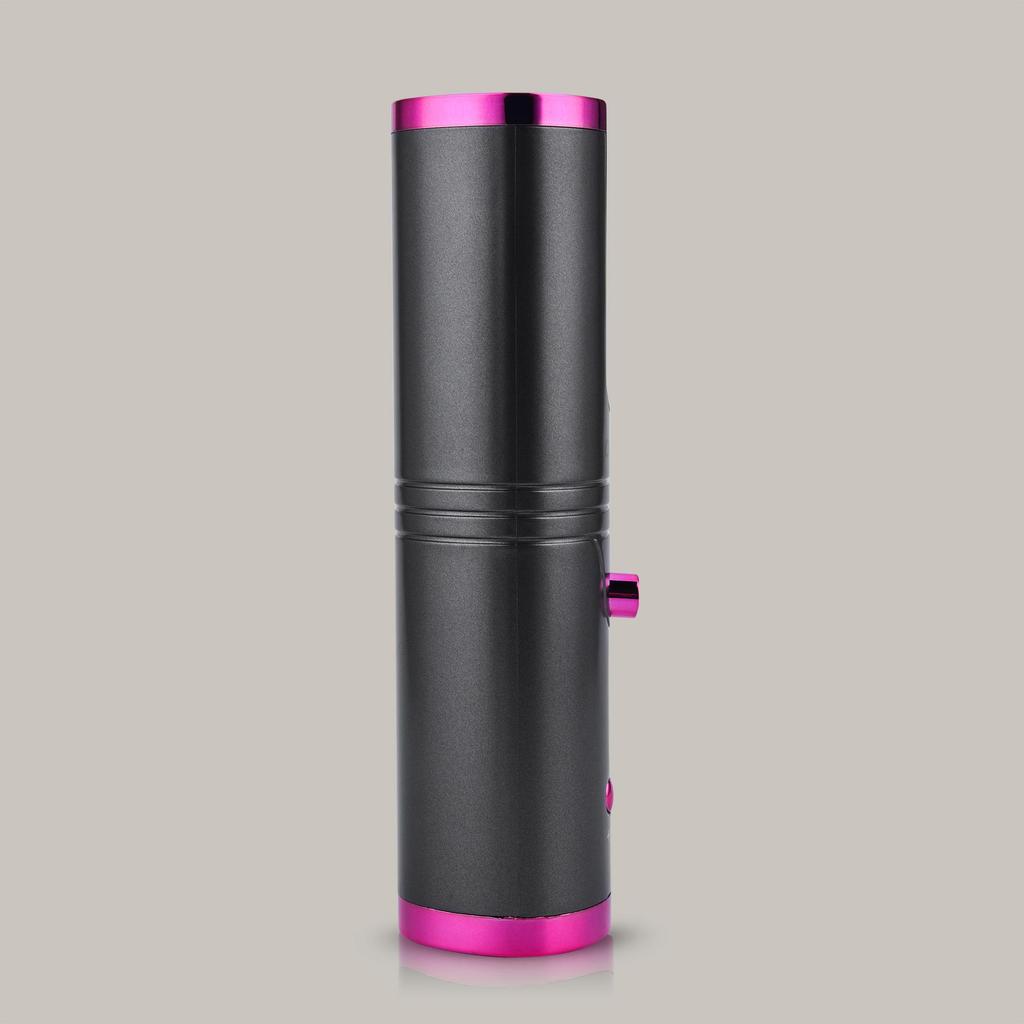 Cordless Auto Curler Fast Heating Ceramic Iron with Adjustable Temperature & LCD Display Rechargeable Hair Curling Wand Hair Styler for Travel
