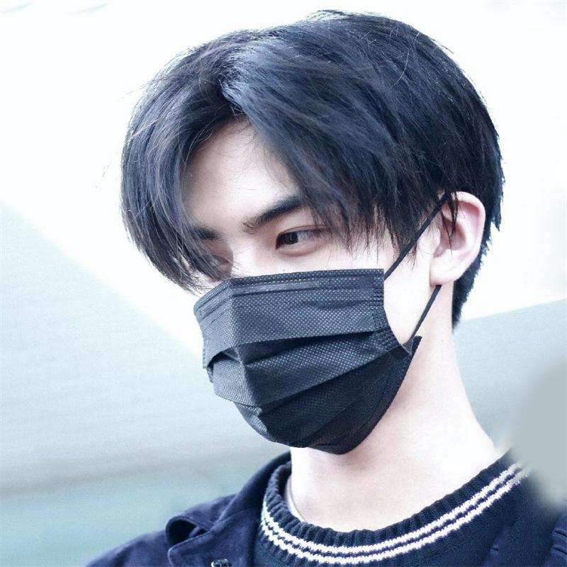 Korea Style Hair Extensions Synthetic Daily Use Handsome Young Male Wigs Breathable Head Cover Straight Wig Hat for Men