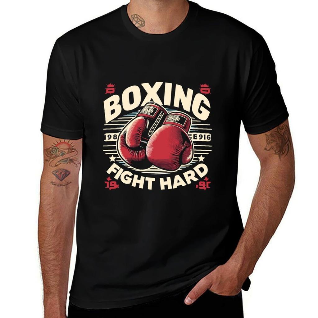 Boxing Hard Fight Tshirt Street Art Print Tee Shirt