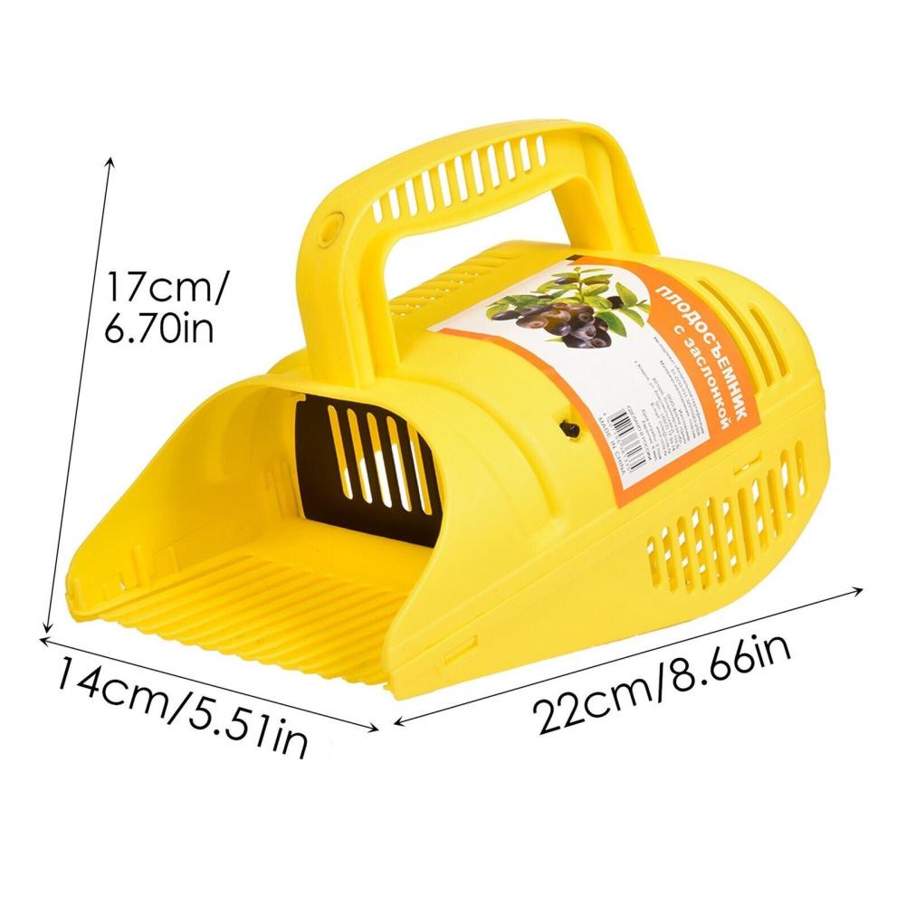 Colhedor de mirtilos multifuncional portátil com ancinho de mirtilo em formato de pente, ferramenta manual de jardinagem para colheita