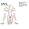 Posable Figure Body 1/6 Scale Doll with 3 Neck Adapters, 9.8-Inch Blank Action Articulated Flexible Joint, Miniature Female for Custom
