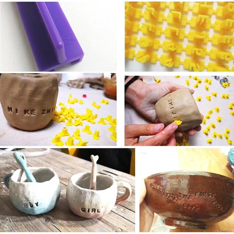Decorative Letter Seal Cookie Stamp Alphabet Number Letter DIY Mold Fondant Letter Stamp Mini-Embosser Mould Biscuit