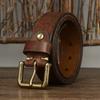 Gürtel Herren Gürtel aus erster Schicht Rindsleder mit Dornschließe Herren Casual All-Match Jugend Trendy Hosengürtel
