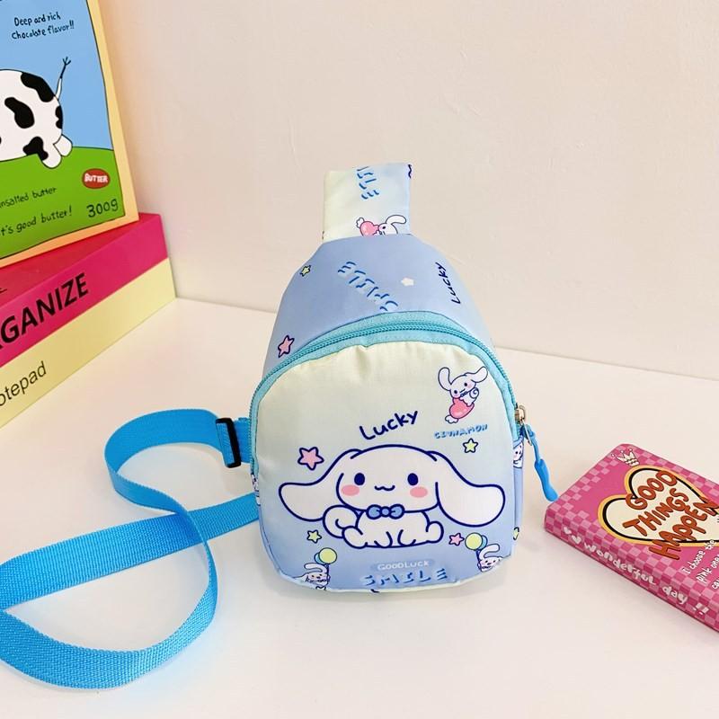 Hello Kitty Kids Cartoon Canvas Crossbody Bag With Light Weight For Preschool Kids