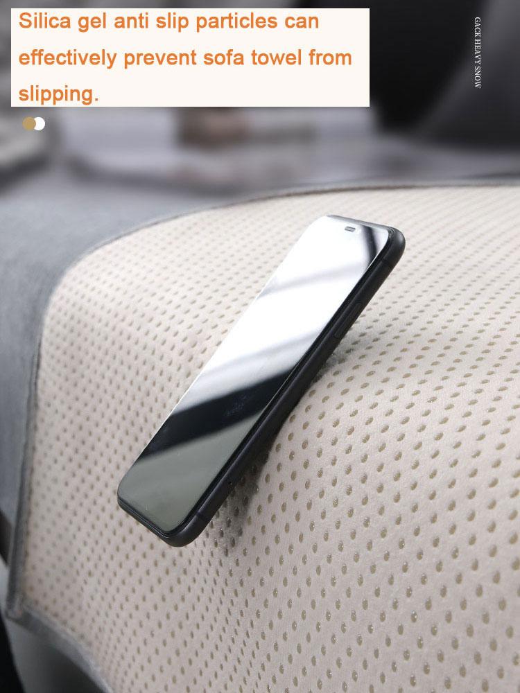 Asciugamano per divano in tinta unita per soggiorno Copridivano per divano in ciniglia Copridivano moderno e minimalista per divano angolare Multi-dimensioni