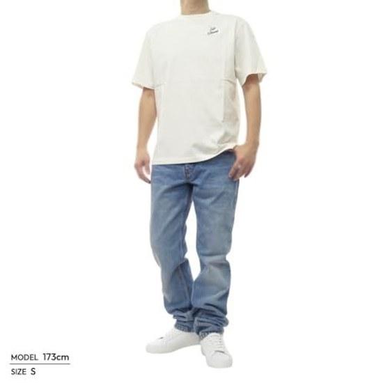 Maison Kitsune CAFE Crew Neck T-Shirt Relax Off White