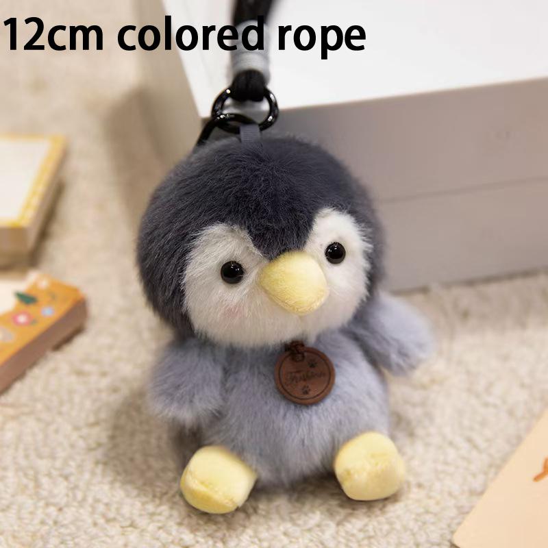 Animal Plush Pendants Cartoon Panda Sloth Pig Dinosaur Toys Cute Keychains Bag Decorations Car Interior Decorations
