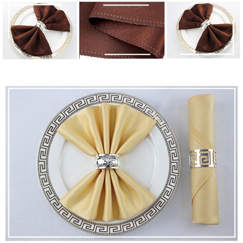 Hotel Home Solid Color Napkin Table Napkin Hotel Banquet Square serviette mokador