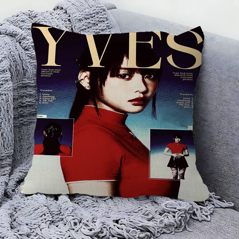 Popular Kpop L-Loona Y-Yves Cushion Cover Decorative Pillow Sofa Home Decor Case Pillow Cases