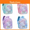 Kids Cartoon Animal Nylon Backpack With Breathable Straps For Preschool Girls