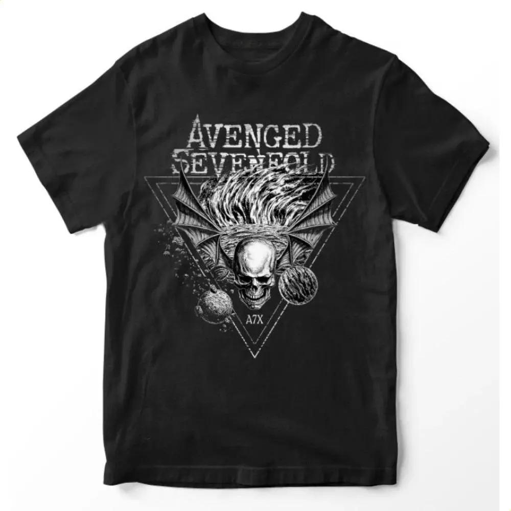 Playera Avenged Sevenfold Rock Tour Mod10 Dark Style Tshirt 2026 Summer Unisex Unisex Oversized 100Cotton Tshirt Street Wear Y2K