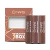 MARS Matte Box Set of 3 Lipsticks for Women | Pack of 3 Lipsticks | Matte Finish, Highly Pigmented | Smooth Glide & Long-Lasting| No Frequent Touch