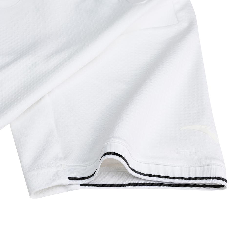 Anta Iconic Lifestyle Series Short Sleeve Polo Shirt Men tops Snow-White 152628114-1