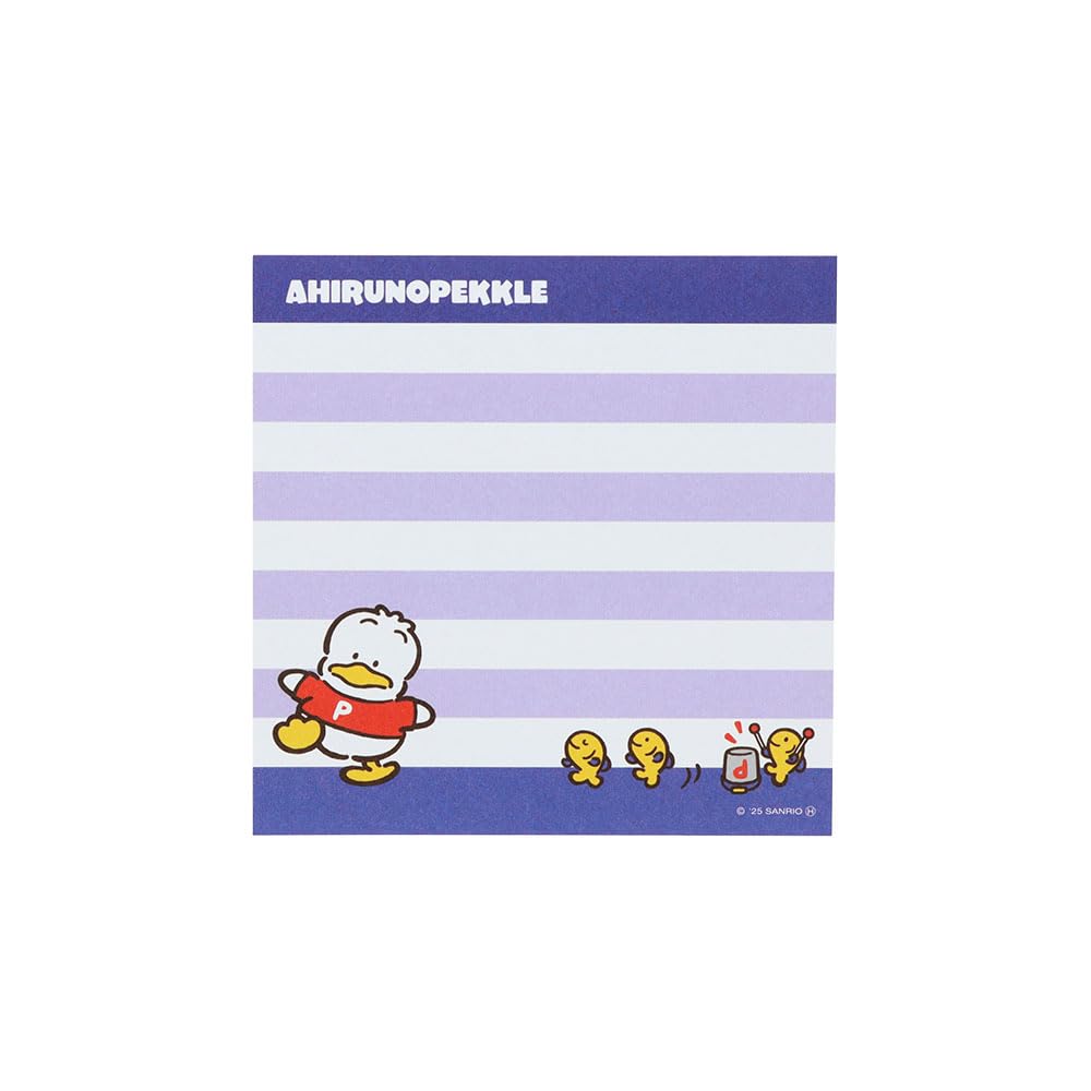 Stationery Pekkle the Duck Sanrio Characters Square Memo Pad S2849690 Sun-Star