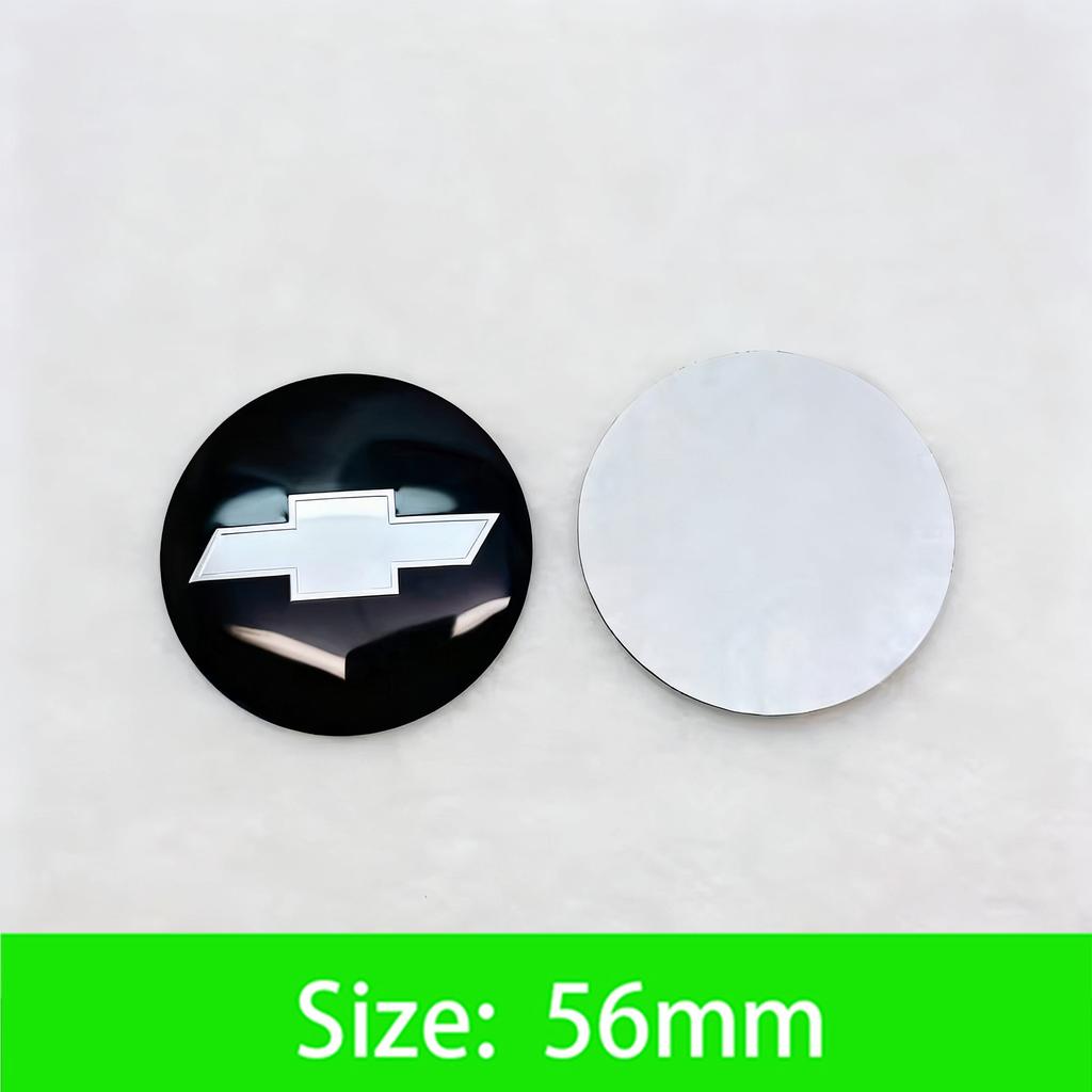 56-65mm Car Wheel Center Hub Cap Emblem Sticker Accessories For Chevrolet Cruze Sonic Silverado Trax Camaro Captiva Aveo Z71 SSR