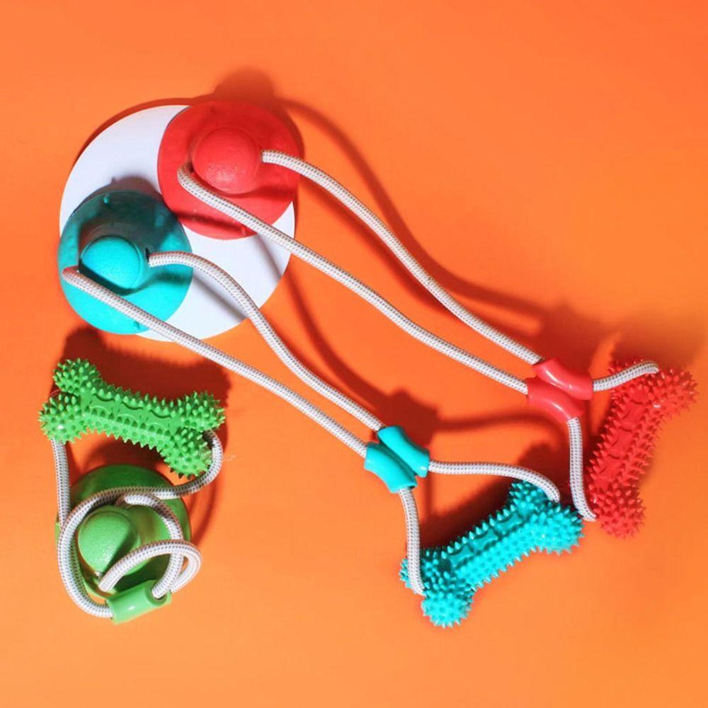 Bite Resistant Puppy Chew Toy Suction Cup Pet Molar Bite Toy Pet Interactive Toys  Pet Supplies
