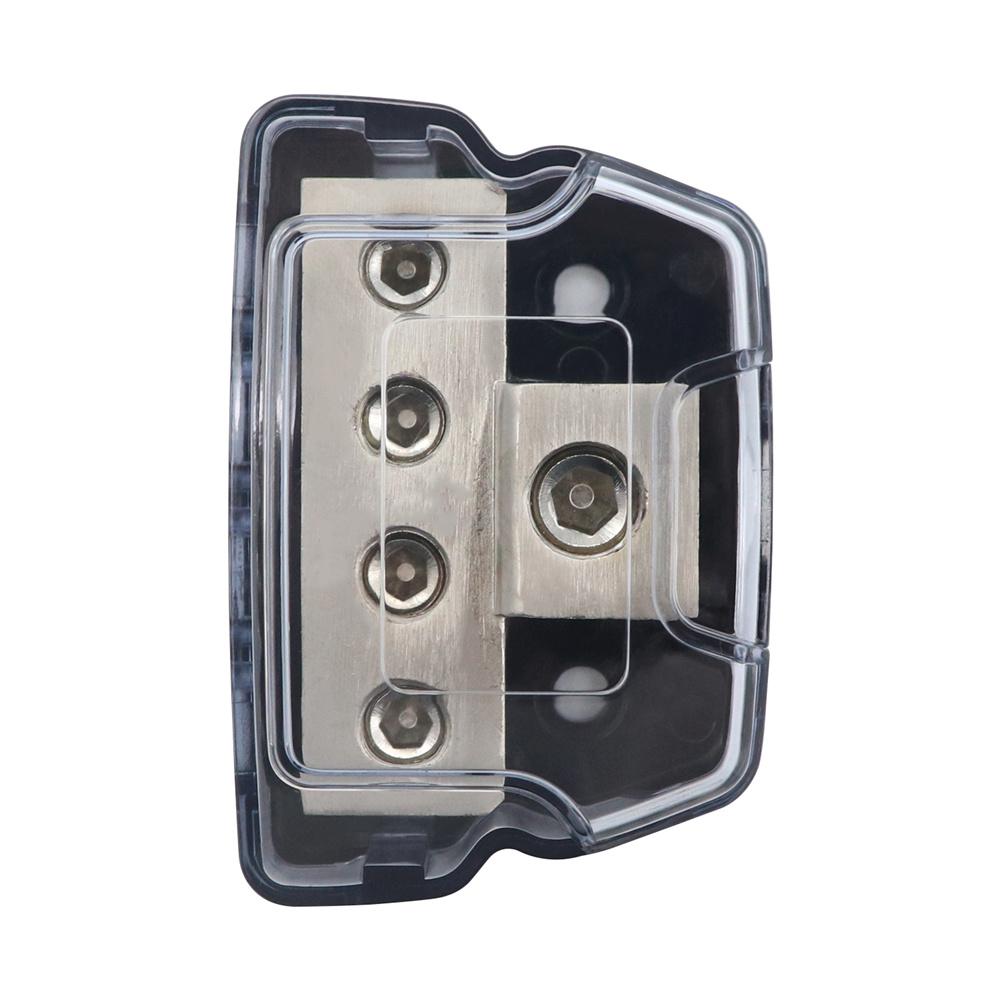 Car Power Ground Amp Distribution Block One 0 Gauge Input Four 4 Gauge Outputs