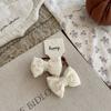 2pcs Plaid Elastic Hair Bands Floral Bow Scrunchies Baby Girls Hair Rope Tie Ponytail Holder Rubber Band Kids Hair Accessories
