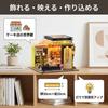 ZakkaTimez Dollhouse Kit Miniature House Wooden Beginner DIY Handmade Kit