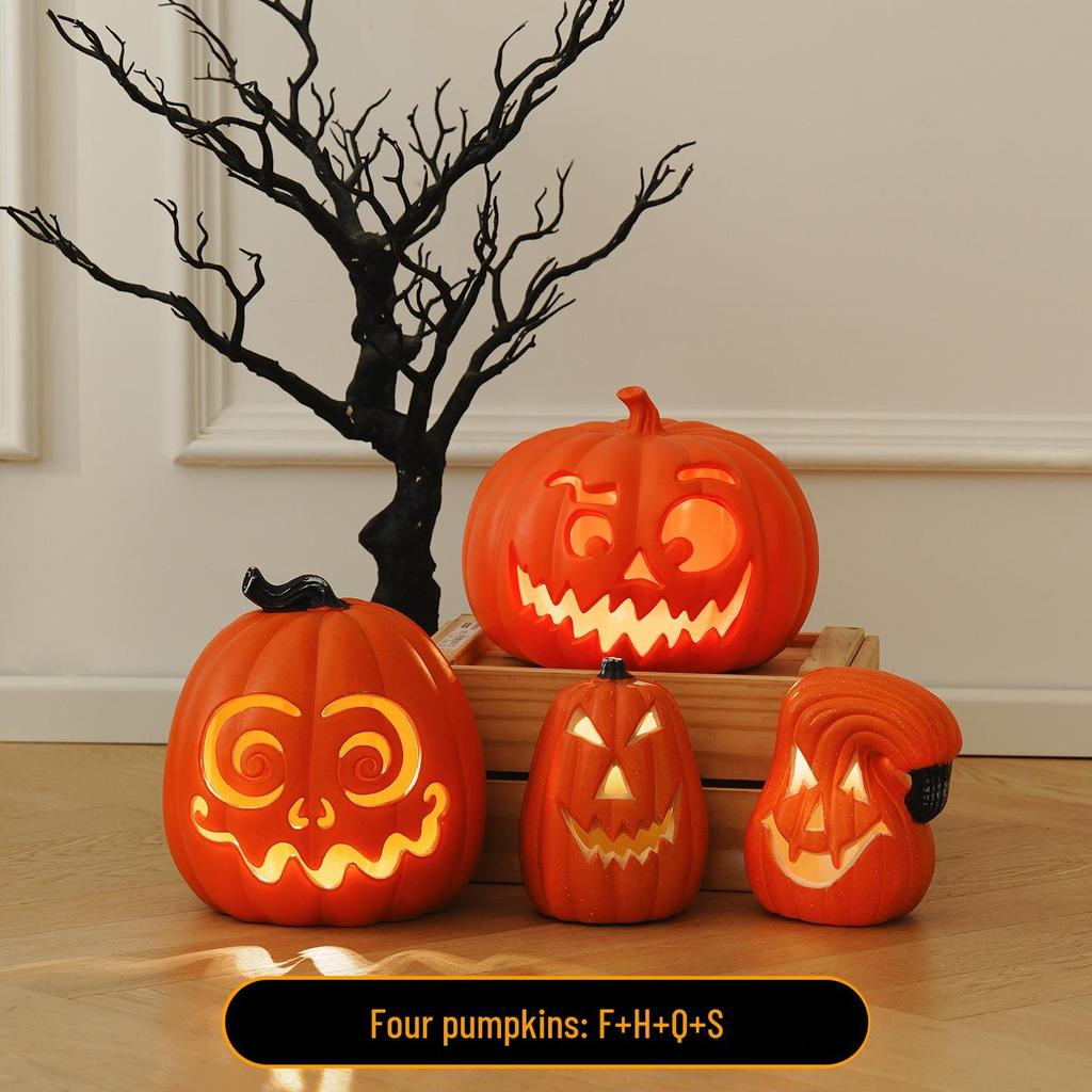 Große Halloween-Kürbis-Laterne für Innen-/Außen dekoration
