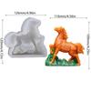 3D Silikonform Pferd Tapfere Truppen Fisch DIY Eisskulptur Fondant Süßigkeiten Schokolade Form Gips Harz Formen Kuchen Dekorationswerkzeuge
