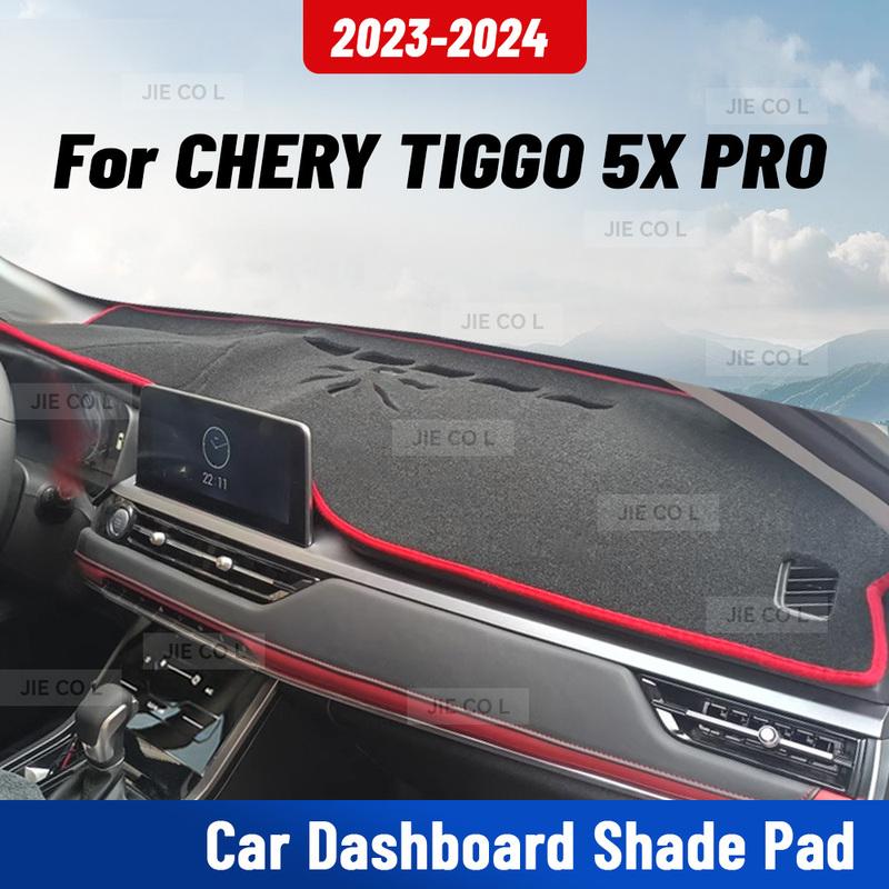 For CHERY TIGGO 5X PRO  2024 Car Dashmat Anti-UV Dashboard Cover Dash Mat Sunshade Carpet Protective Accessories