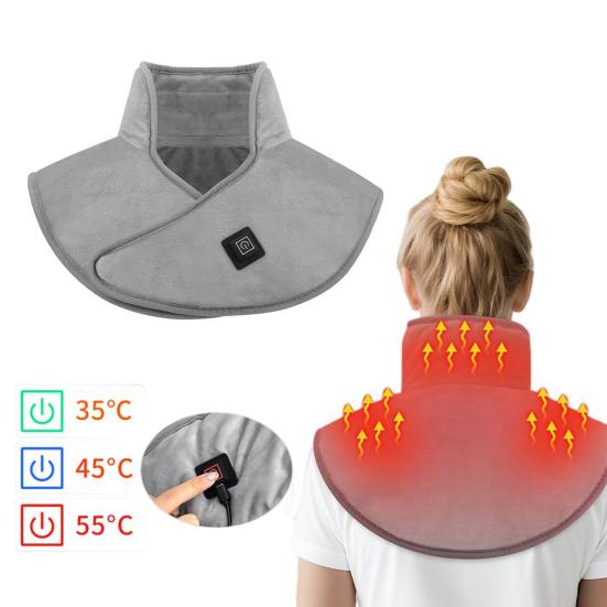 USB Heating Shawl Electric Blanket Hot Compress Shoulder Neck Back Abdomen Legs Waist Fast Heating Heating Pad
