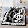 Music Notes Piano Keys Blanket Flannel Blanket Throw Blanket Sofa Cover Blanket Soft Premium Blanket Picnic Blanket Tv Blanket Gifts