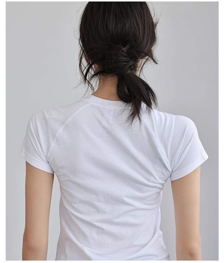 Women's Slim Yoga and Running Quick-Dry Half Sleeve Tops