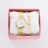 Mom's Birthday Gift Box Trendy Fashion Girls Watch Bracelet Set Ins Waterproof Non-Fading Jewelry