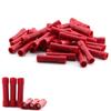 ZYAMY 100pcs Crimp Connectors Insulated Butt Quick Splice Wire Terminals Set Electric Wire Crimp Connectors Cable Joiner Assorted Kit Red