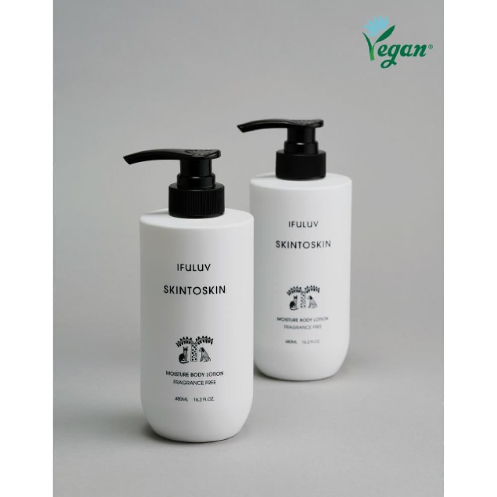 Ifuluv [2pack] Skin To Skin Moisture Body Lotion Large Capacity Moisturizing 480ml+480ml NONE