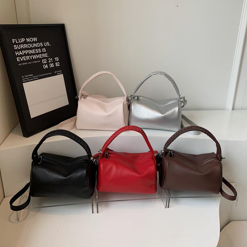 Pu Solid Color Fashi Shoulder Bags Casual Large Capacity Commuting 2026  Bags for Women Versatile Women's Handbags