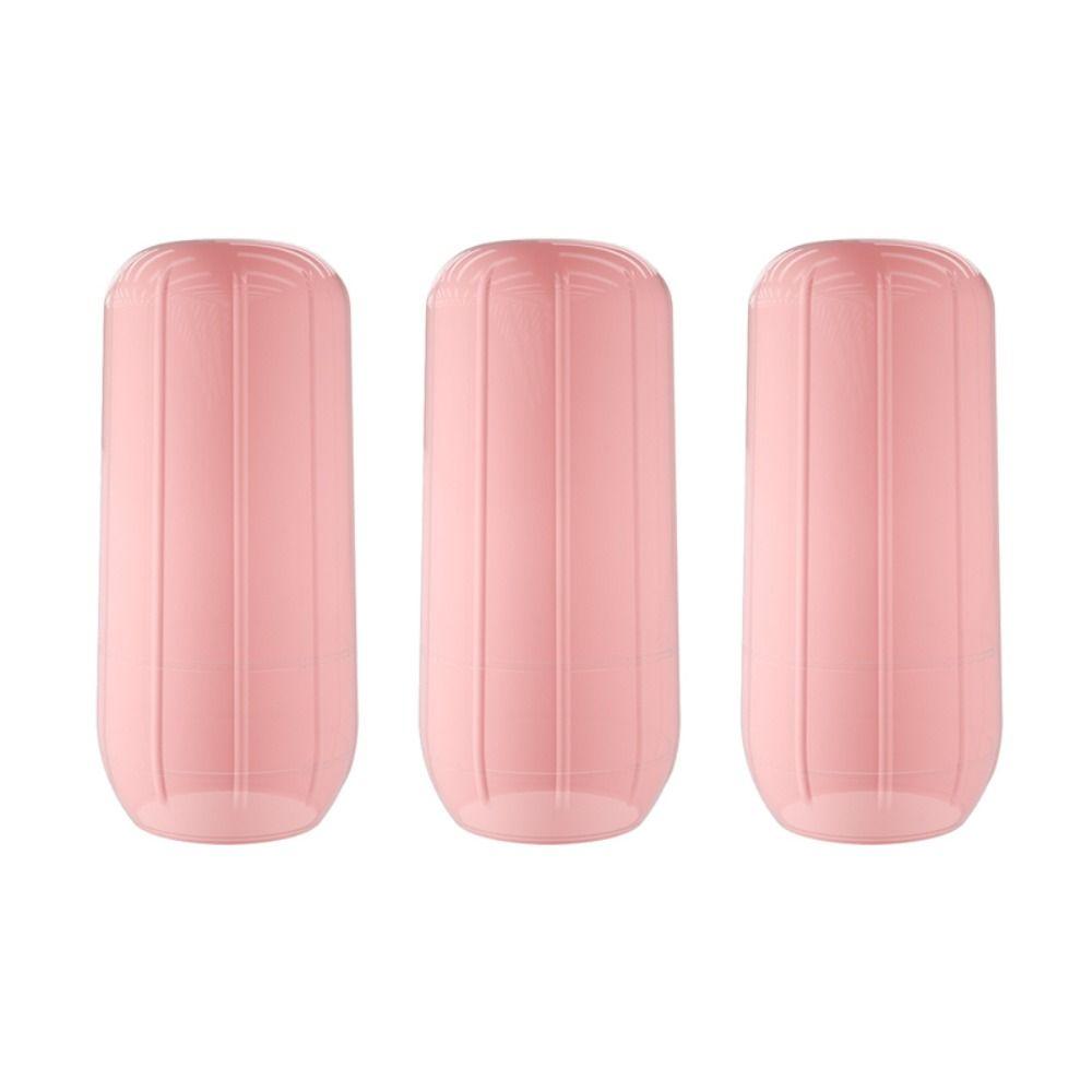 3Pcs Leakproof Leak Proof Toiletries Sleeves Silicone Refillable Bottle Protective Cap