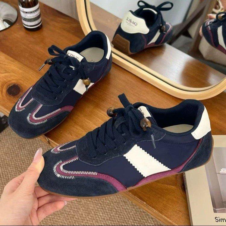 Keep version~ Height-increasing retro German training shoes women's 2025 new dune wind sports Forrest Gump shoes casual shoes