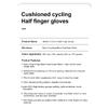 INBIKE 2025 Sommer Fahrradhandschuhe für Herren Stoßdämpfend Gepolstert Atmungsaktiv Fahrradhandschuhe MTB Rennrad Mountainbike Fahrhandschuhe