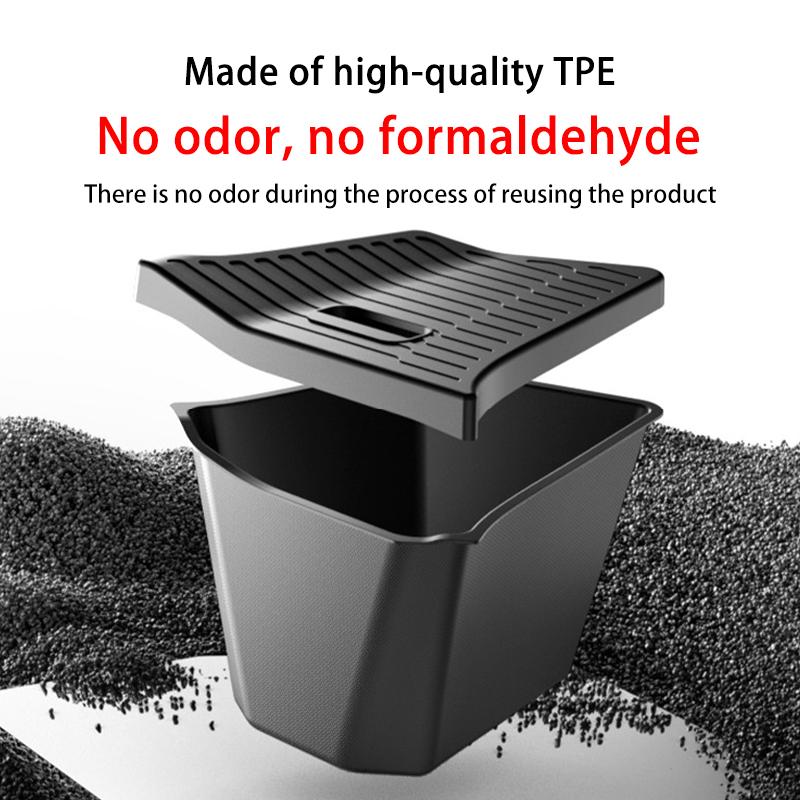 For Tesla New Model YL Launch 2026 TPE Side Storage Bucket In Trunk To Compensate For Trunk Defects Trunk Storage Bucket Storage