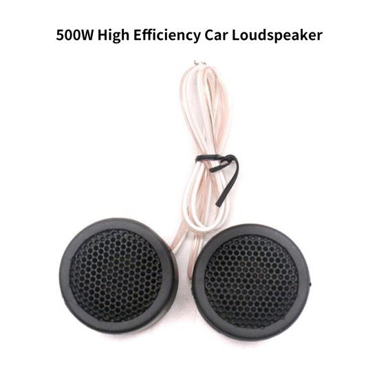 1 Pair TP-005A Car Speaker HiFi Level Super Subwoofer Stereo Effect Lossless Mini 500W High-Pitched Car Speaker Tweeter Automobile Supply