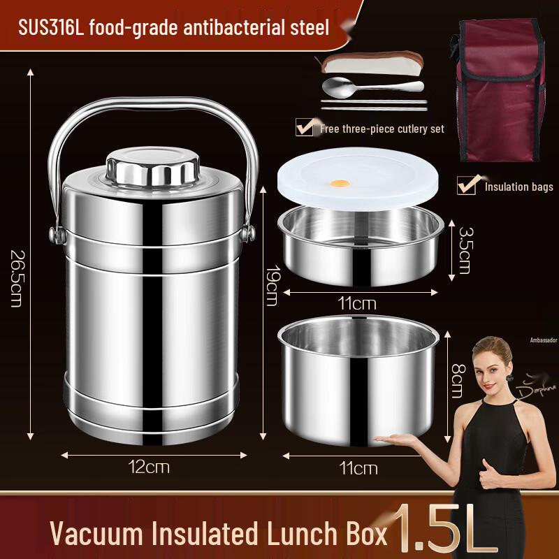 Xiao Yue Ya 316 Stainless Steel Insulated Lunch Pot