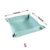 Rolling Folding Dice Game Storage Tray PU Leather Tray Table Storage Tools