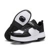 Nouveaux Patins à Roulettes Double Roue Chaussures de Patinage de Vitesse Patins à Glace Enfant Amovibles Chaussures de Sport Homme Roller Blades