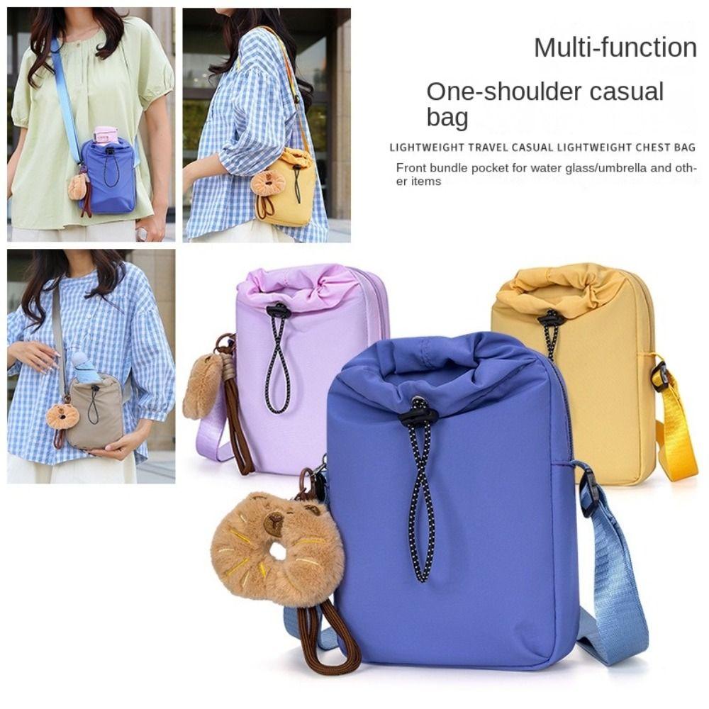 Korean Style Crossbody Water Bottle Bag Waterproof Water Bottle Carrier Bag Travel